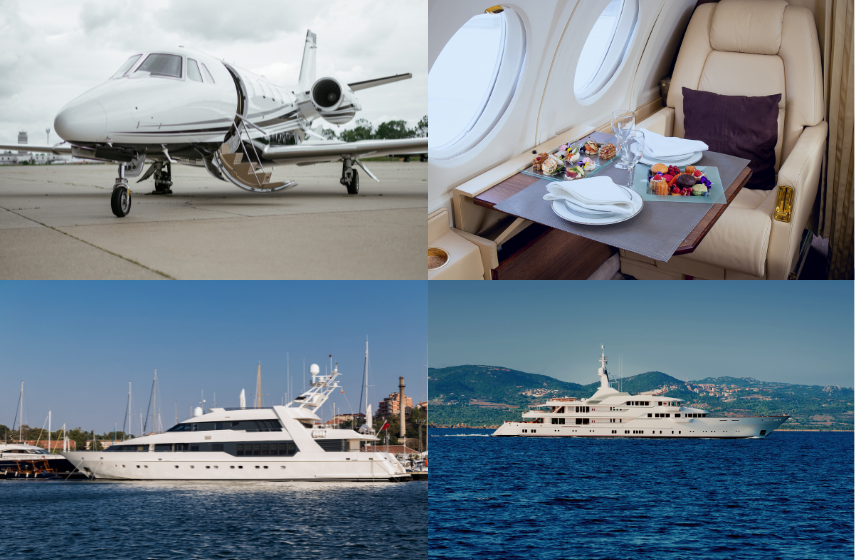 , PRIVATE JET &#038; YACHT CHARTERS